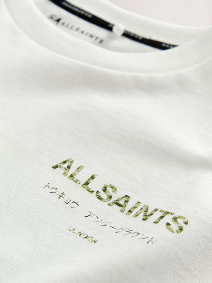 Dsiney Kidz - smALLSAINTS White/Camo Oversized Underground Crew Neck Cotton T-Shirt image 7