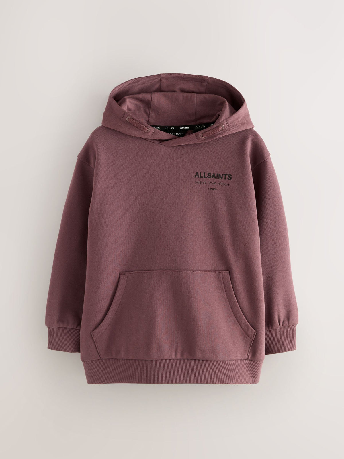smALLSAINTS Chestnut Brown Oversized Underground Pullover Hoodie - image 5