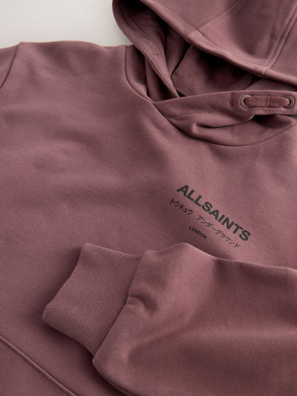 smALLSAINTS Chestnut Brown Oversized Underground Pullover Hoodie - image 7