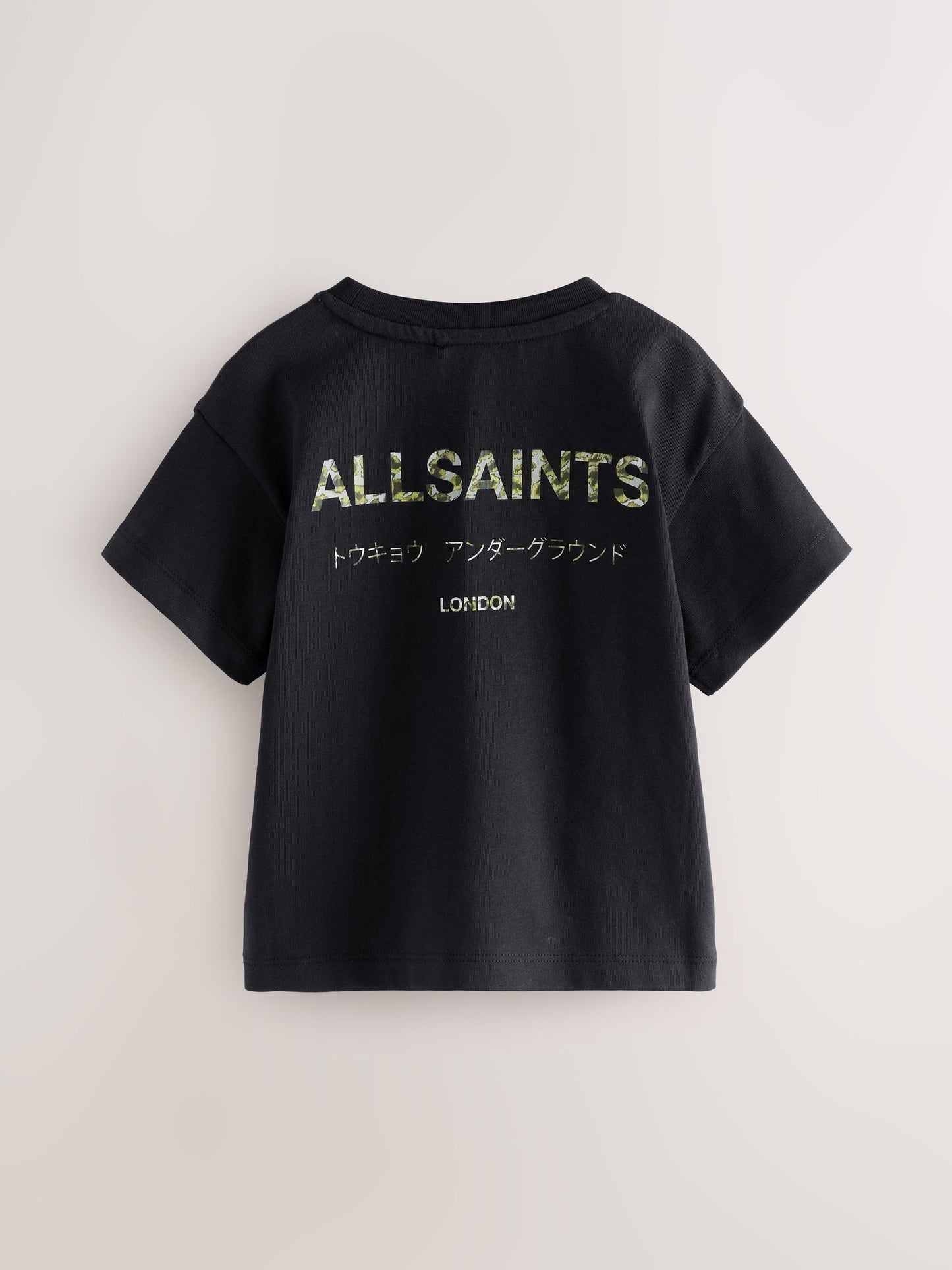 smALLSAINTS Black/Camo Younger Oversized Underground Crew Neck T-Shirt image 11