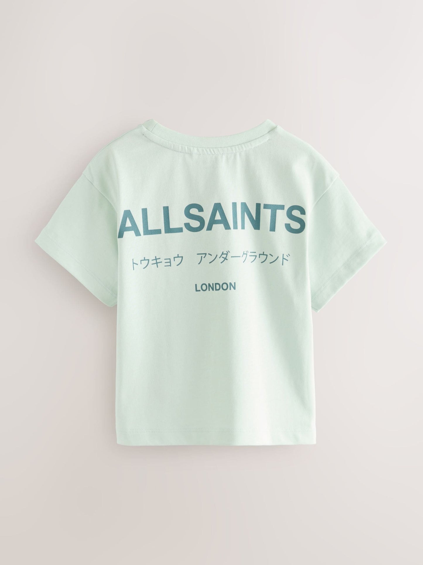 smALLSAINTS Mint Green Younger Oversized Underground Crew Neck T-Shirt image 6