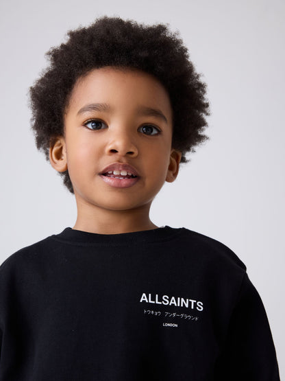 Dsiney Kidz - smALLSAINTS Black Underground Oversized Sweatshirt and Joggers Set image 7