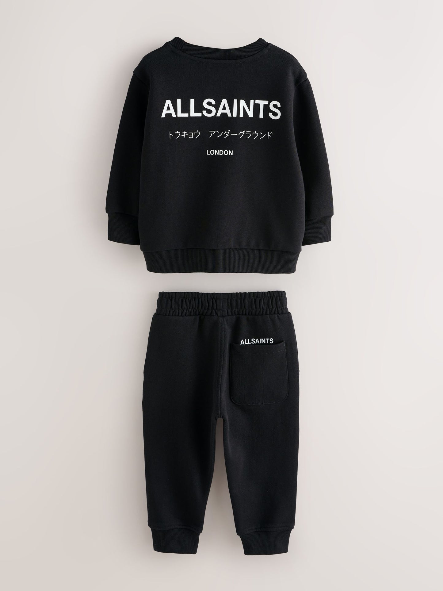 Dsiney Kidz - smALLSAINTS Black Underground Oversized Sweatshirt and Joggers Set image 8