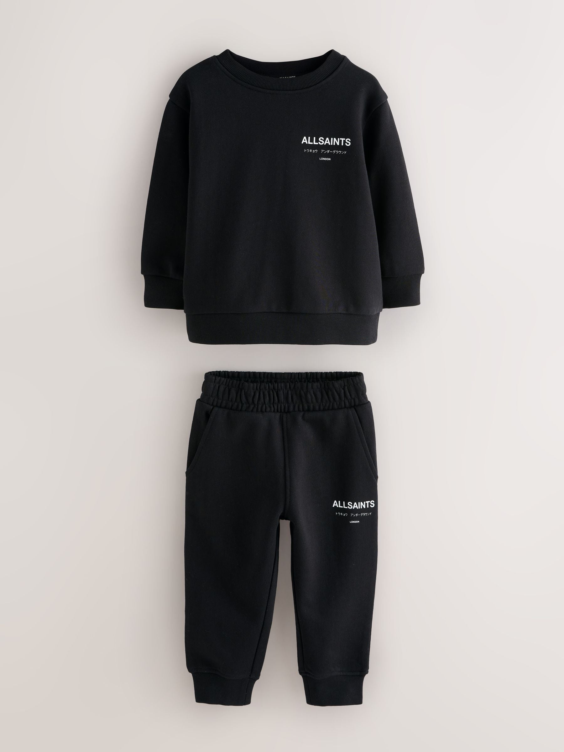 Dsiney Kidz - smALLSAINTS Black Underground Oversized Sweatshirt and Joggers Set image 9