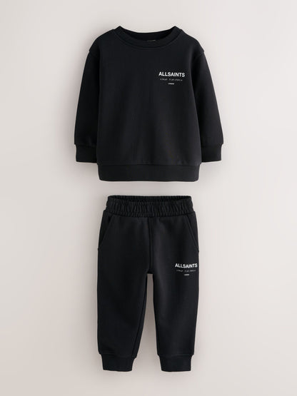 Dsiney Kidz - smALLSAINTS Black Underground Oversized Sweatshirt and Joggers Set image 9