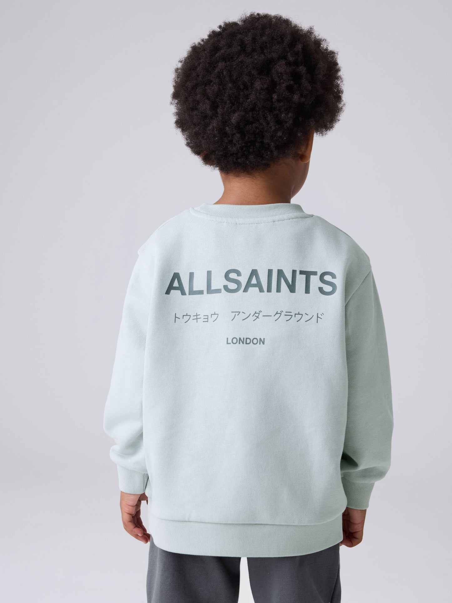 Dsiney Kidz - smALLSAINTS Grey Underground Oversized Younger Boys Sweatshirt and Joggers Set image 3