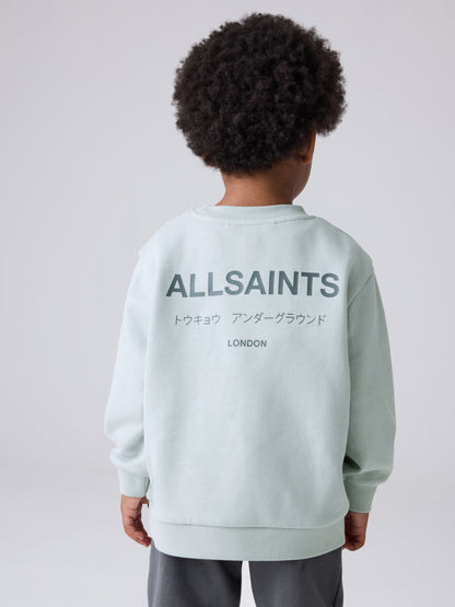 Dsiney Kidz - smALLSAINTS Grey Underground Oversized Younger Boys Sweatshirt and Joggers Set image 3