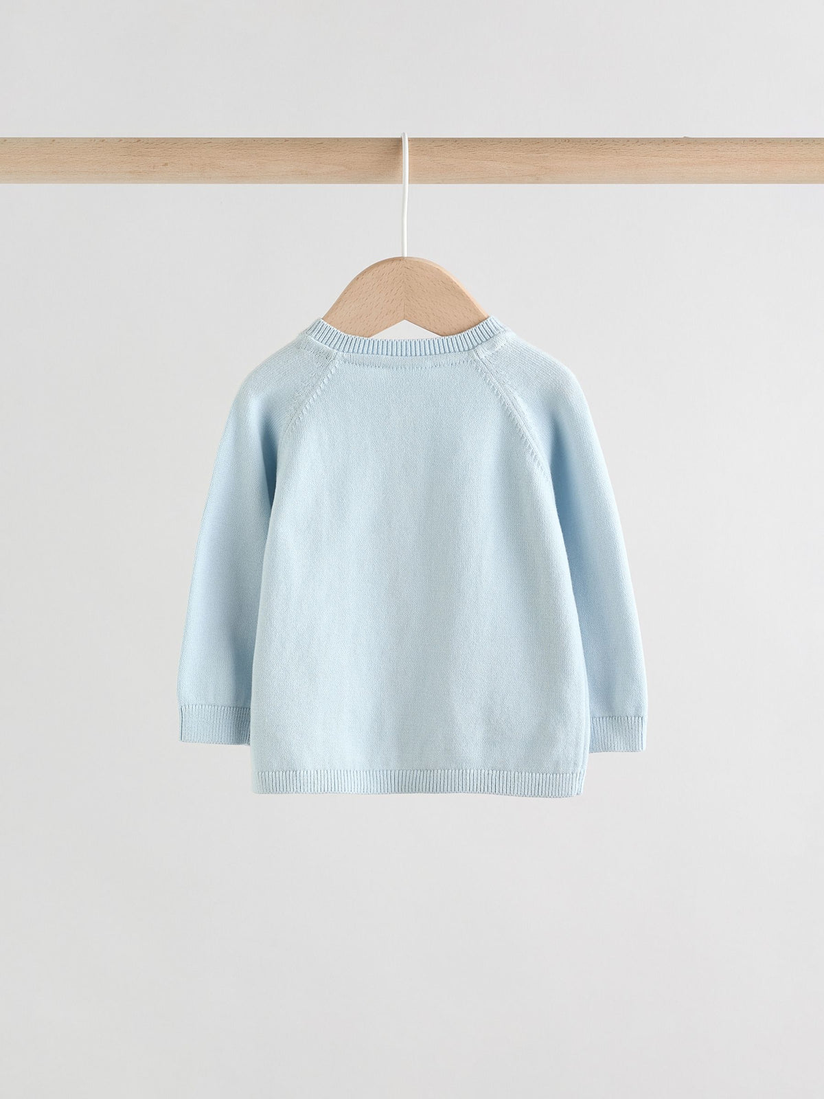 Blue 100% Cotton Knitted Baby Cardigans 2 Pack (0mths-2yrs) - image 4