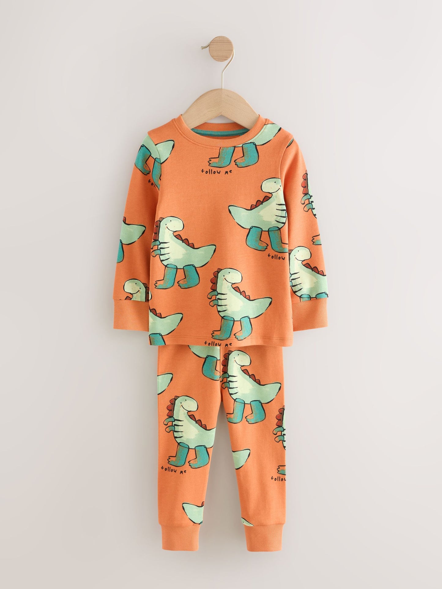 Multi Dino Snuggle Pyjamas 3 Pack (9mths-8yrs) image 7