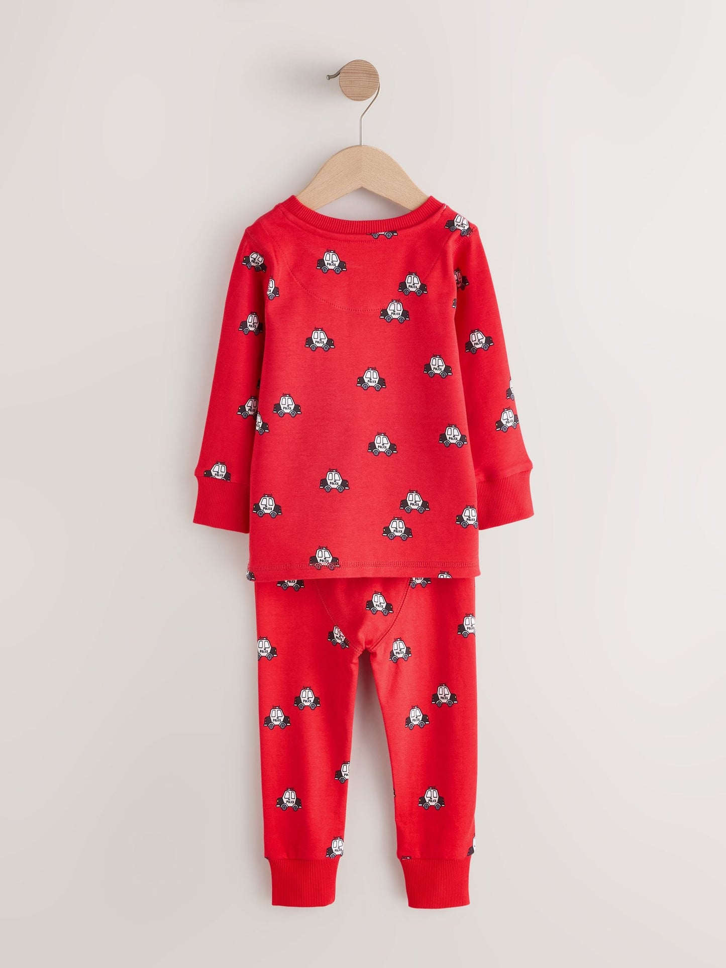 Dark Red/Blue Emergency Vehicle Mini Snuggle Pyjamas 3 Pack (9mths-10yrs) image 6