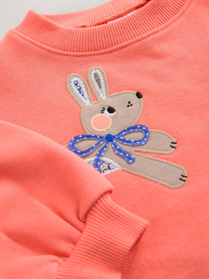 Red Character Relaxed Sweat Dress (3mths-7yrs)