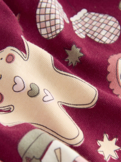 Red Christmas Long Sleeve Tiered Dress (3mths-7yrs)