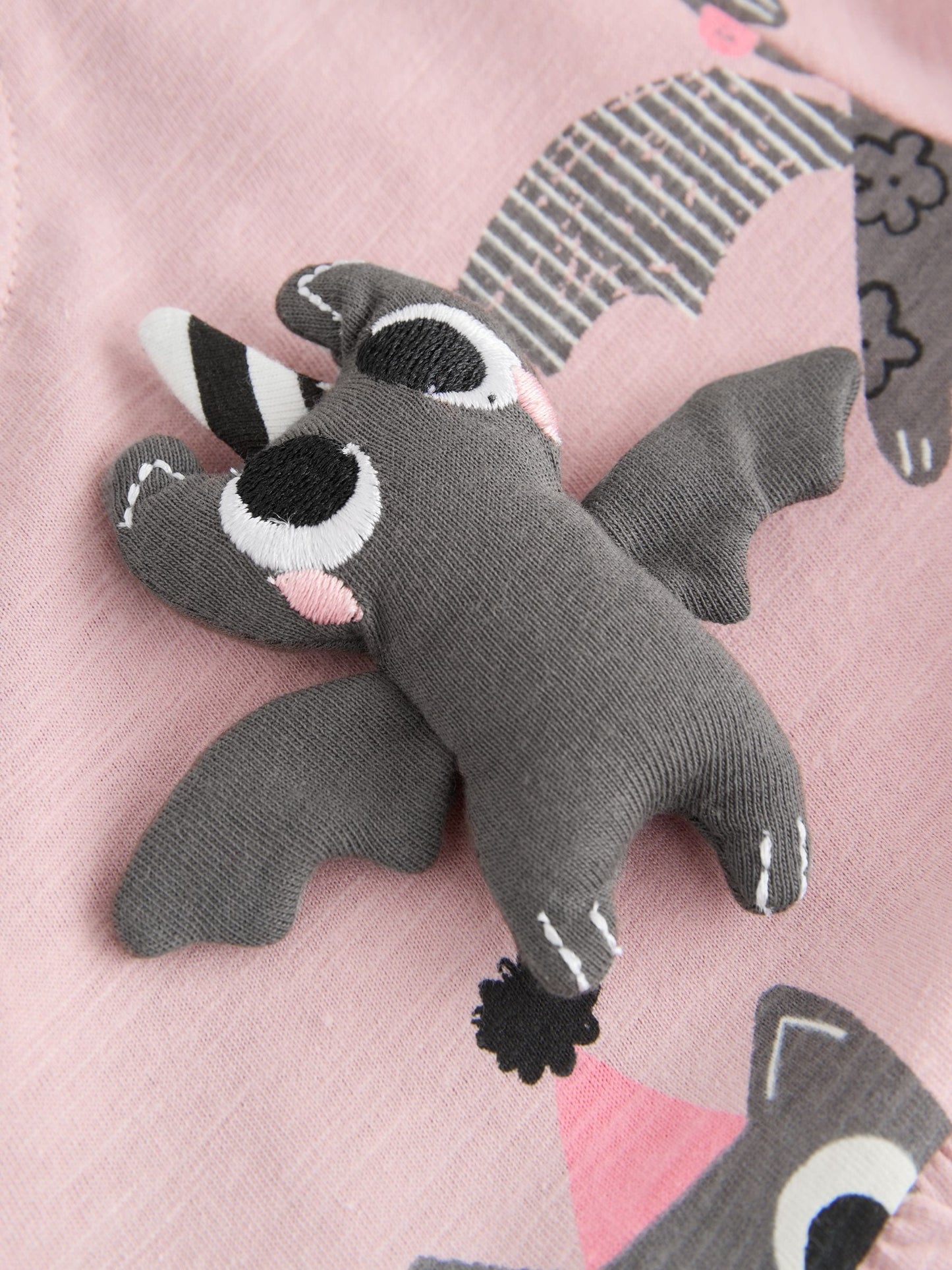 Pink Halloween Long Sleeve Embellished Dress (3mths-7yrs)