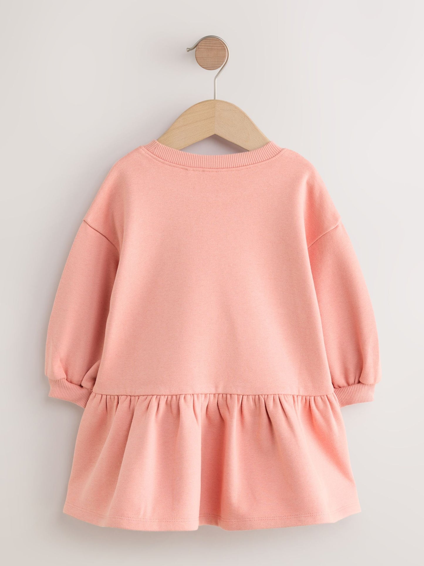 Pink Fairy Dropped Waist Sweat Dress (3mths-7yrs)
