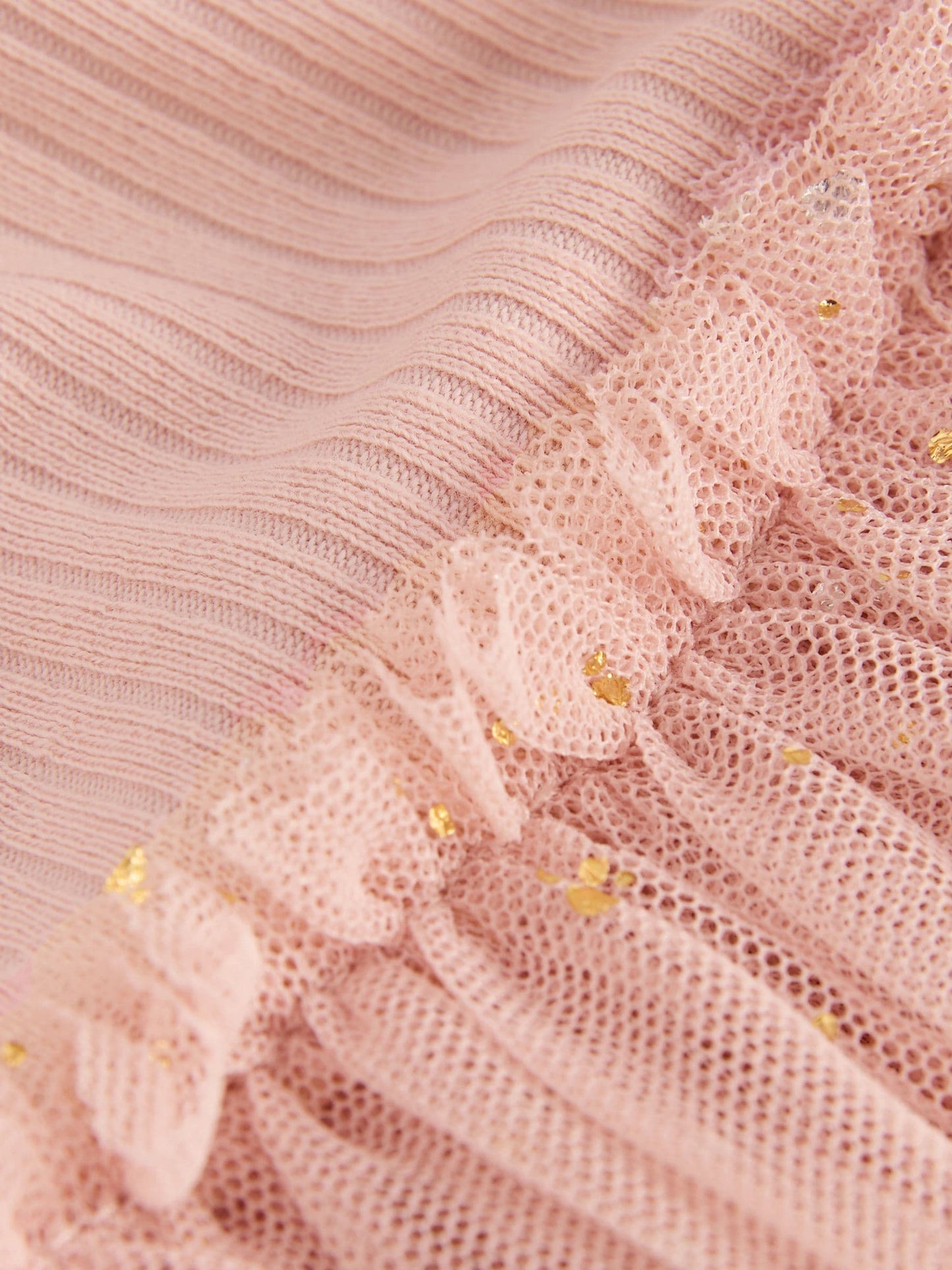 Pink Fairy Long Sleeve Mesh Party Dress (3mths-7yrs)