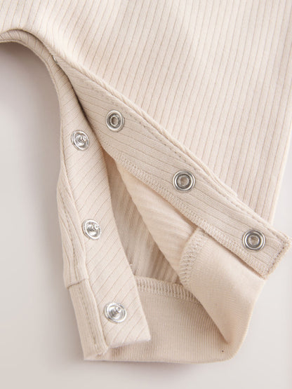 Neutral Jersey Dungaree and Bodysuit Baby Set (0mths-2yrs)