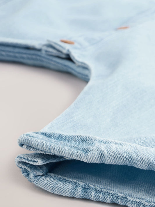 Denim Blue Dungaree and Bodysuit Baby Set (0mths-2yrs) image 3