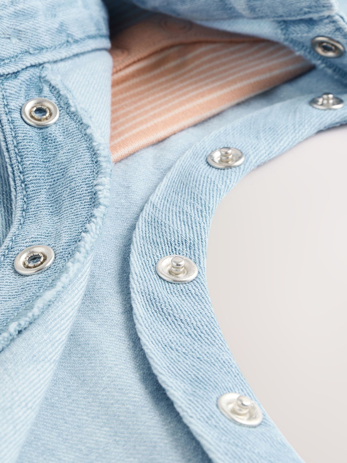 Denim Blue Dungaree and Bodysuit Baby Set (0mths-2yrs)