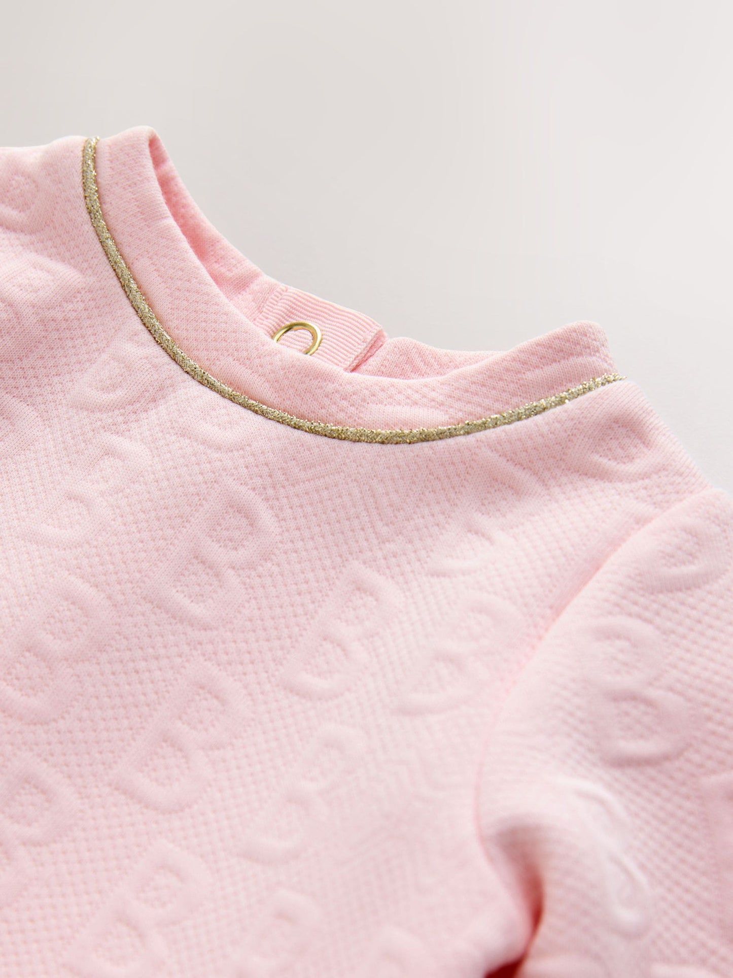 Baker by Ted Baker Jacquard Embossed Mesh Hem Dress