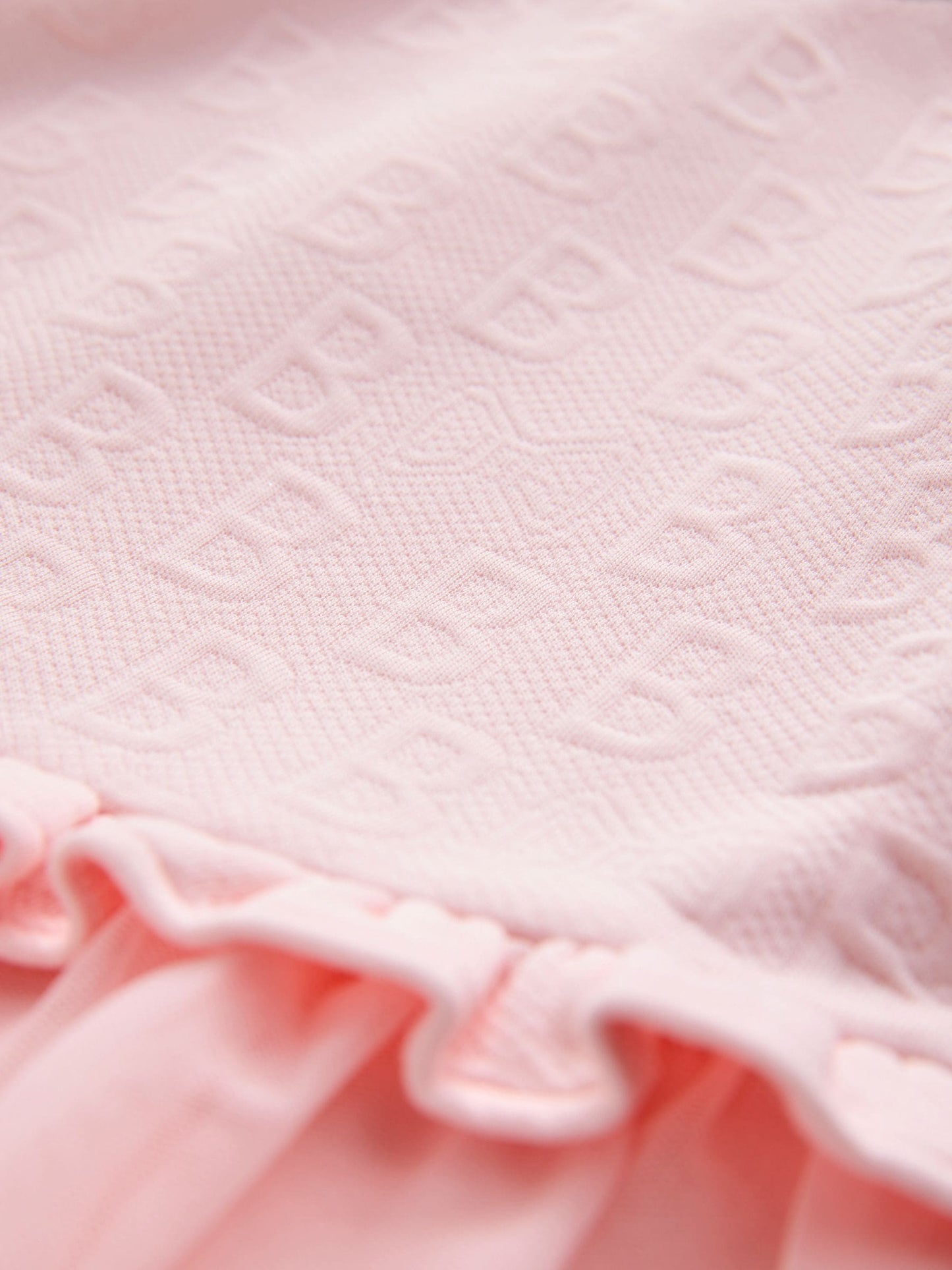 Baker by Ted Baker Jacquard Embossed Mesh Hem Dress