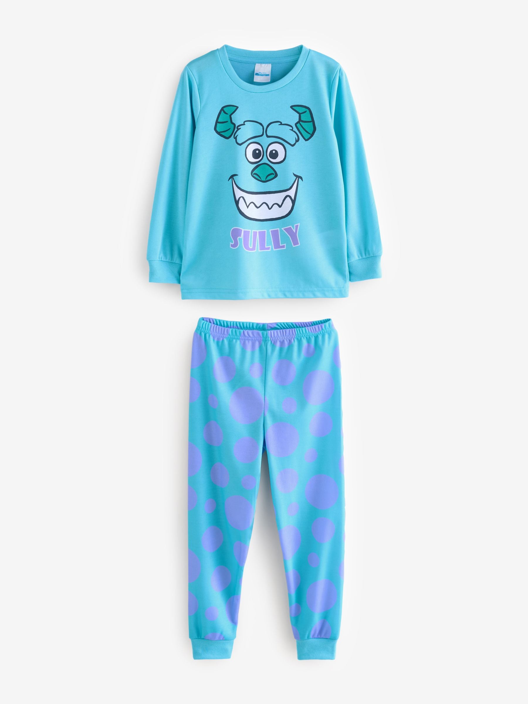 Dsiney Kidz - Vanilla Underground Blue Unisex Kids Disney Monsters Inc Pyjamas 2 Pack image 3