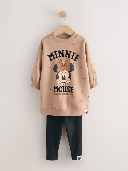 Minnie Mouse Disney Dress and Leggings Set (3mths-7yrs)