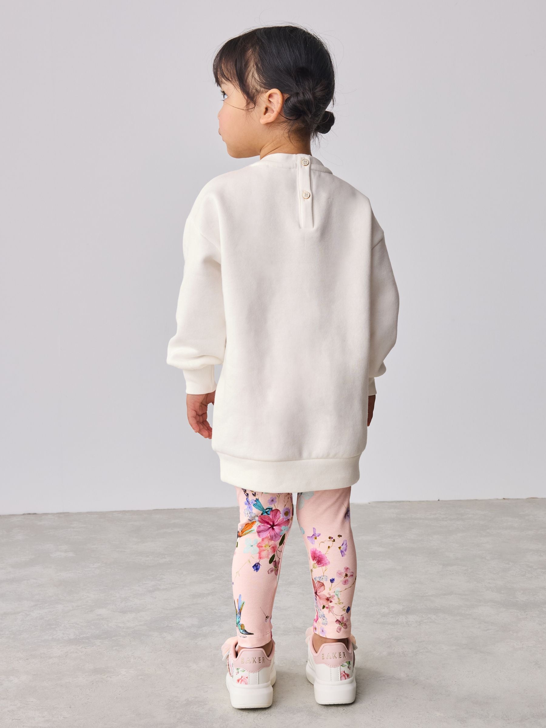 Baker by Ted Baker 2 Piece Longline Bow Sweat and Floral Leggings Set image 4