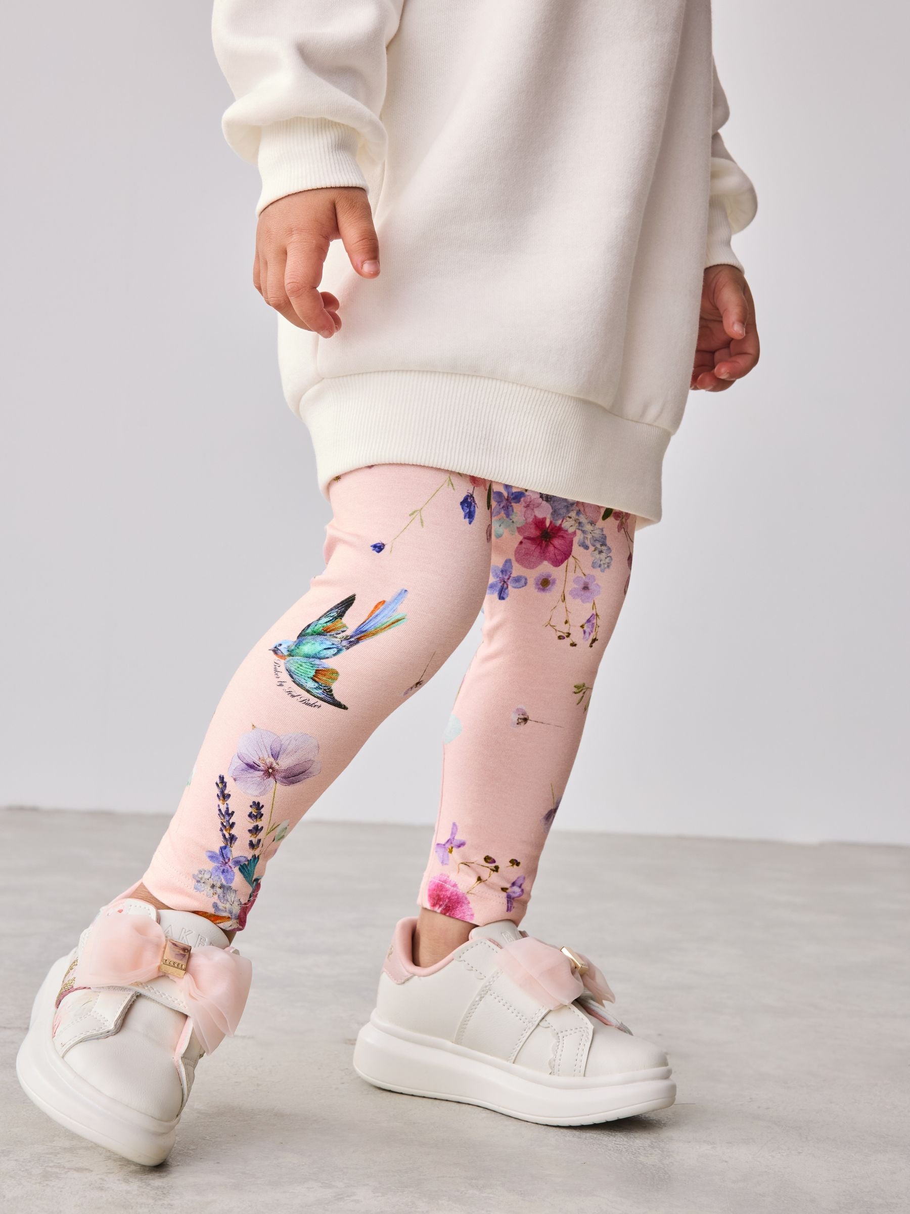 Baker by Ted Baker 2 Piece Longline Bow Sweat and Floral Leggings Set image 7