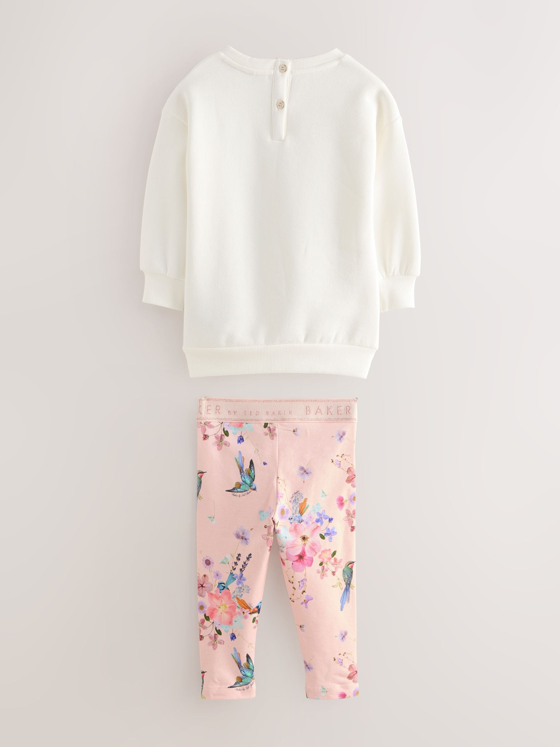 Baker by Ted Baker 2 Piece Longline Bow Sweat and Floral Leggings Set image 8