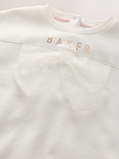 Baker by Ted Baker 2 Piece Longline Bow Sweat and Floral Leggings Set image 9