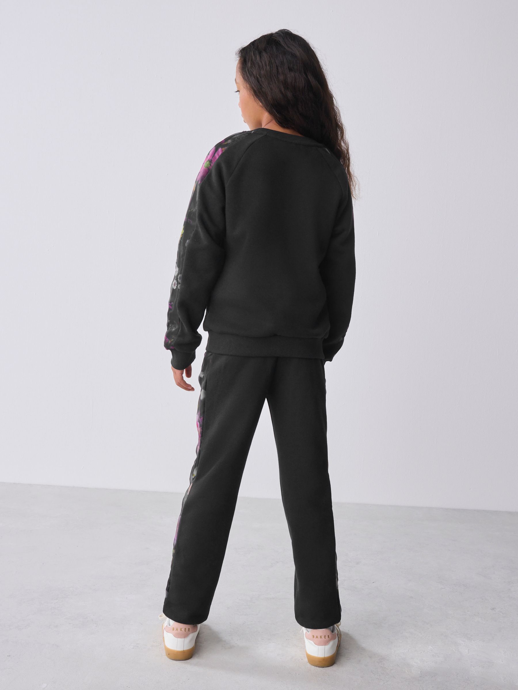Baker by Ted Baker Floral Print Organza Sweatshirt & Joggers Set 2 Piece image 2