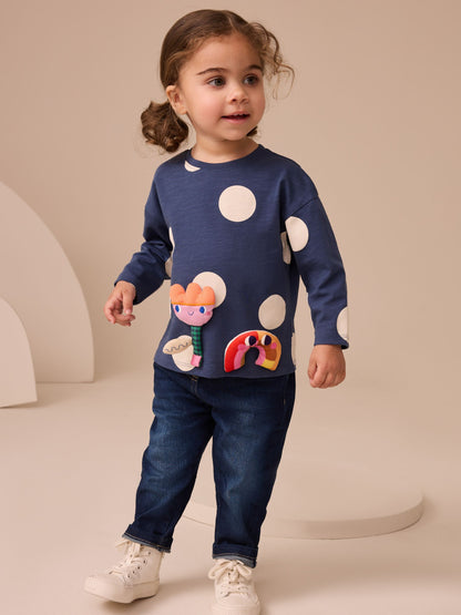 Rainbow Long Sleeve Tops 4 Pack (3mths-7yrs) image 3