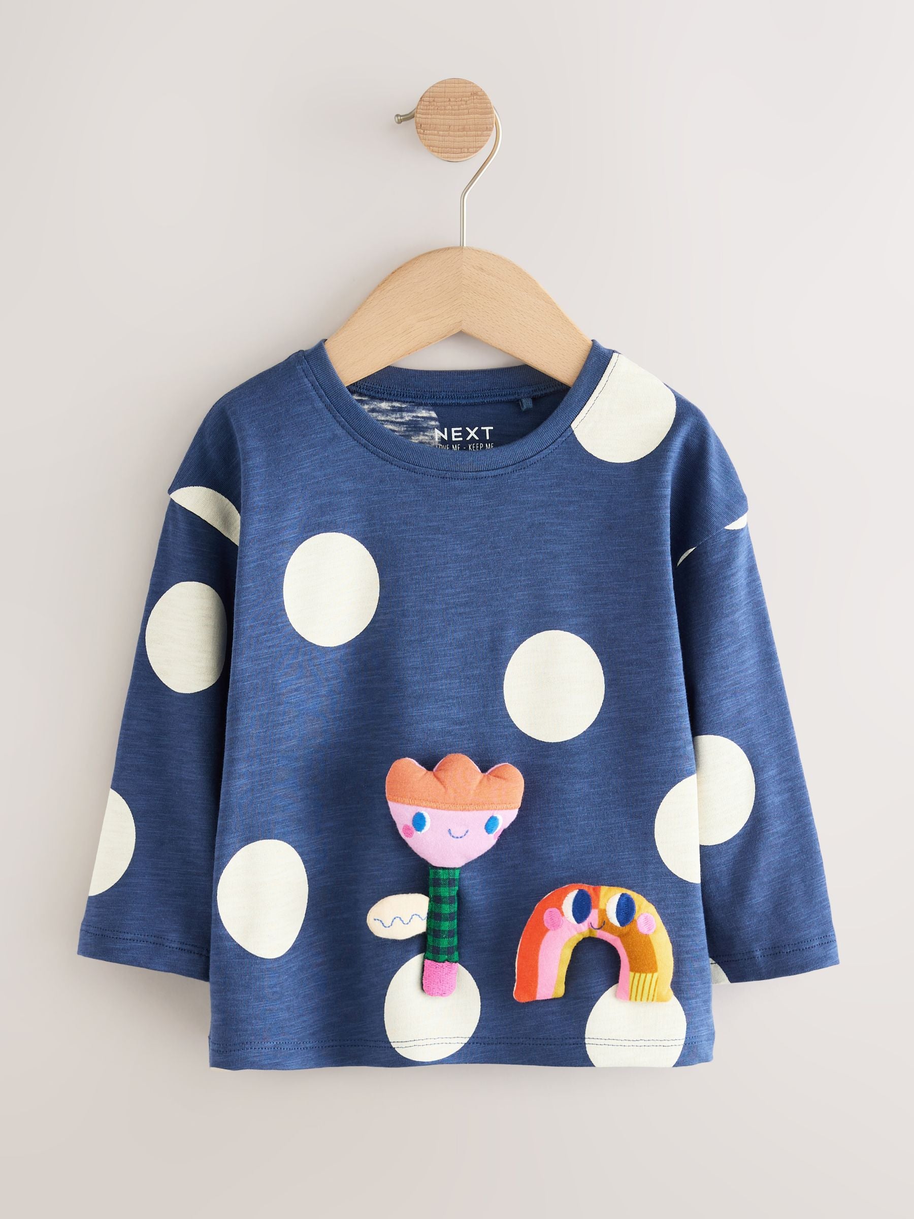 Rainbow Long Sleeve Tops 4 Pack (3mths-7yrs) image 5
