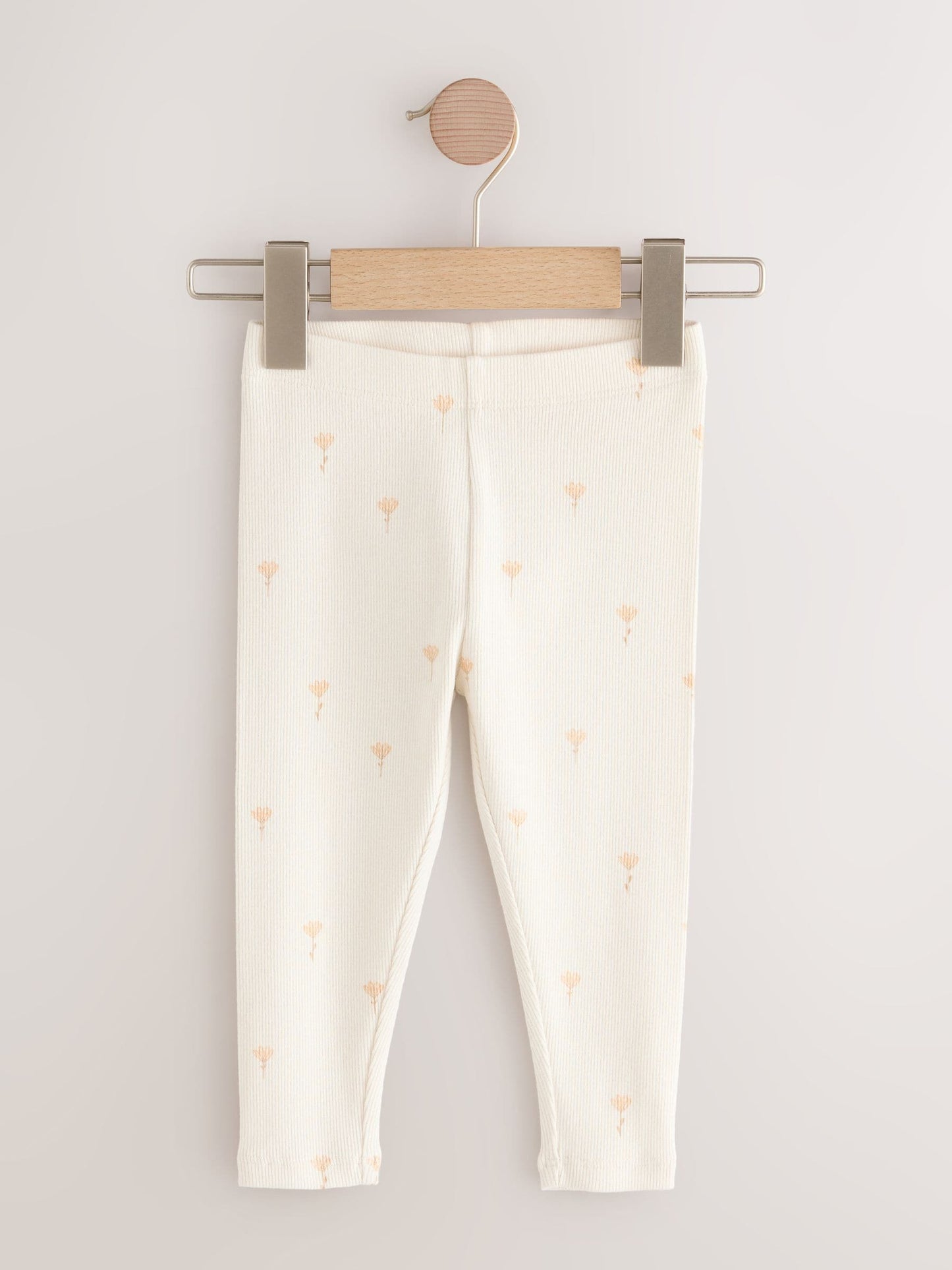 Floral Ribbed Leggings 5 Pack (3mths-7yrs) image 4