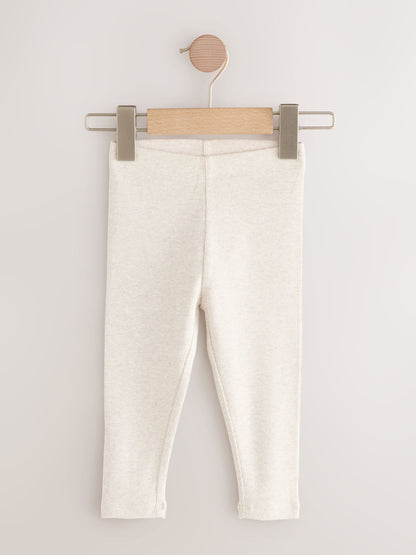 Floral Ribbed Leggings 5 Pack (3mths-7yrs) image 6