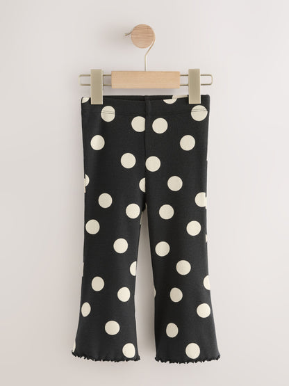 Animal Print Flared Leggings 5 Pack (3mths-7yrs) image 6