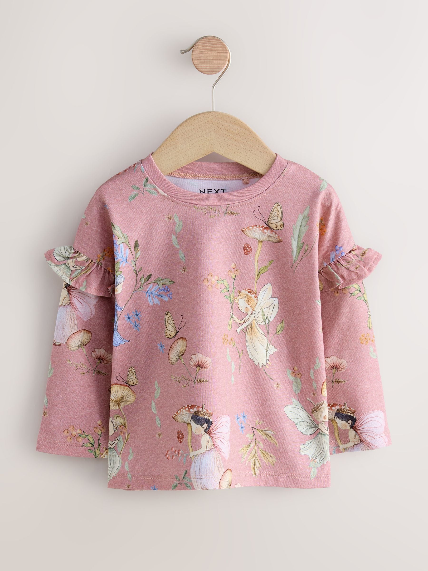 Green Fairy Long Sleeve Tops 4 Pack (3mths-7yrs) image 6