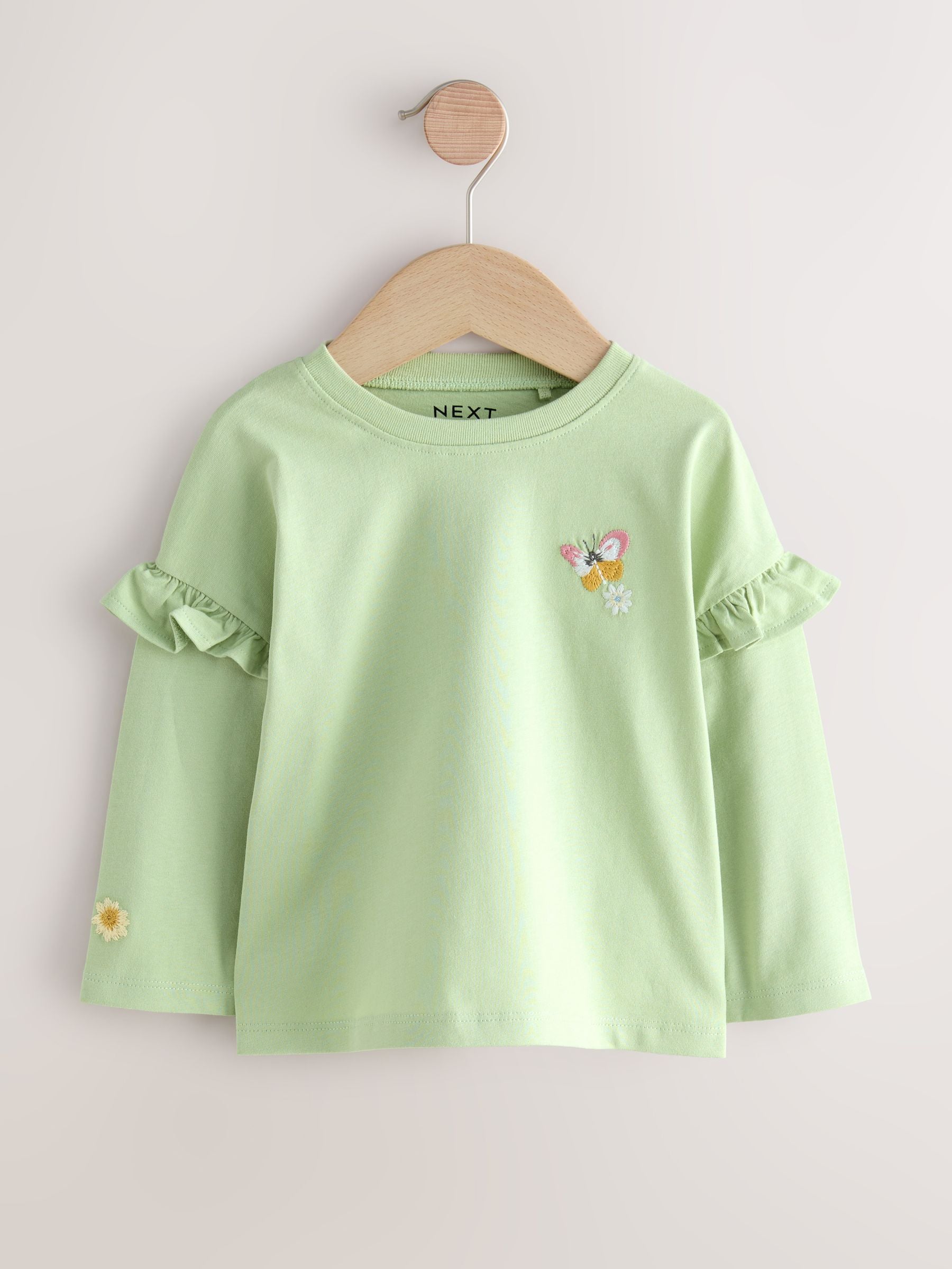 Green Fairy Long Sleeve Tops 4 Pack (3mths-7yrs) image 8
