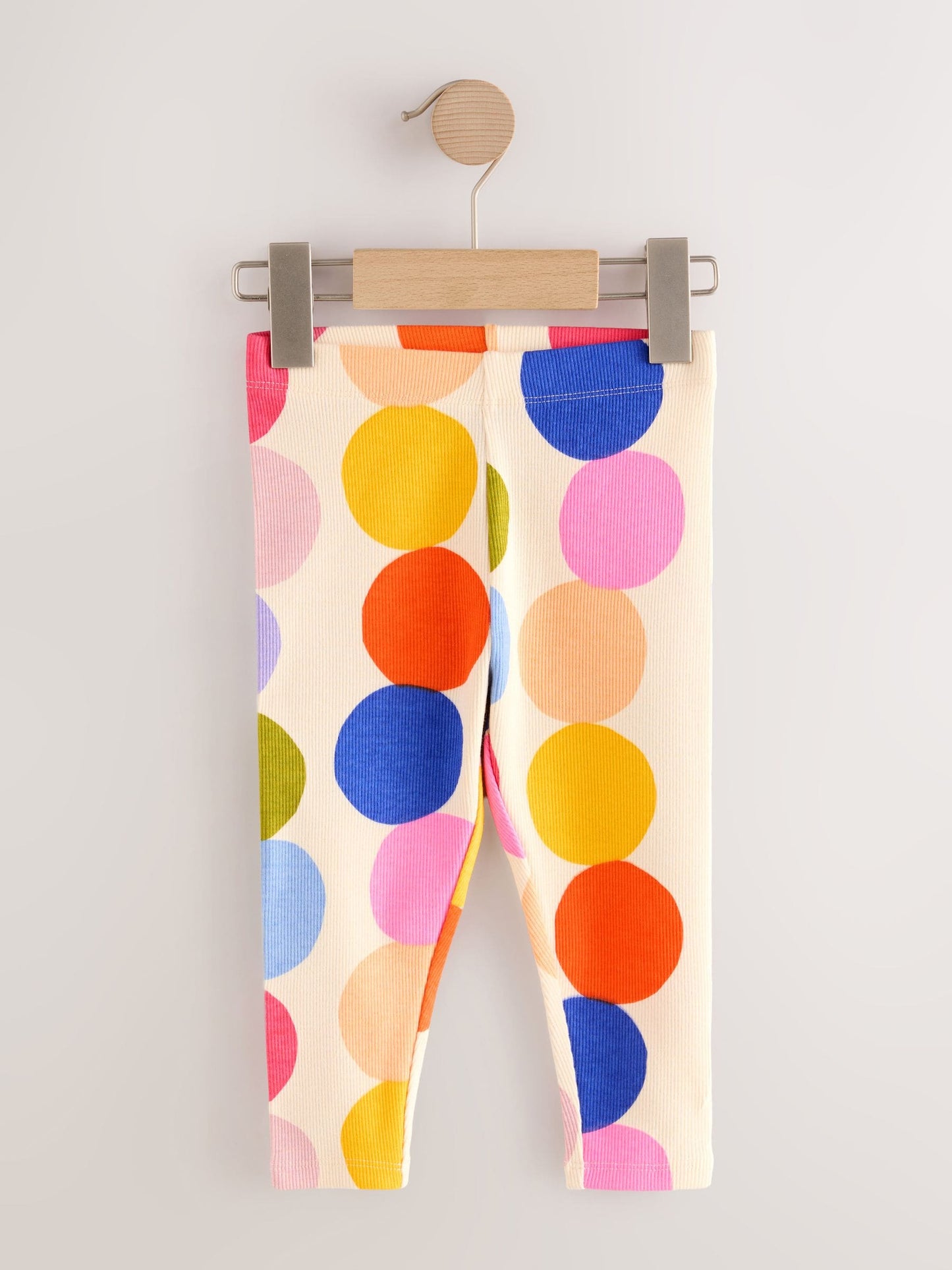 Rainbow Ribbed Leggings 5 Pack (3mths-7yrs) image 4