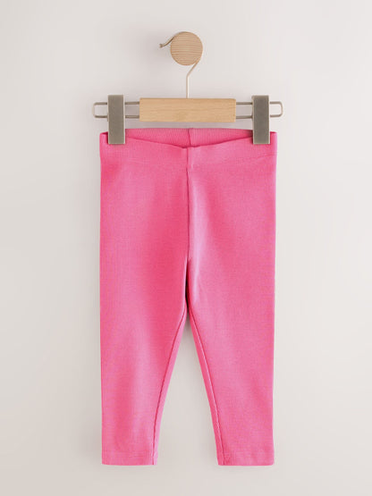 Rainbow Ribbed Leggings 5 Pack (3mths-7yrs) image 6