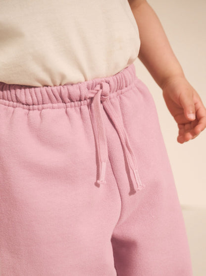 Rose Pink Wide Leg Sweat Joggers (3mths-7yrs) image 4