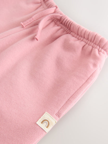 Rose Pink Wide Leg Sweat Joggers (3mths-7yrs) image 6
