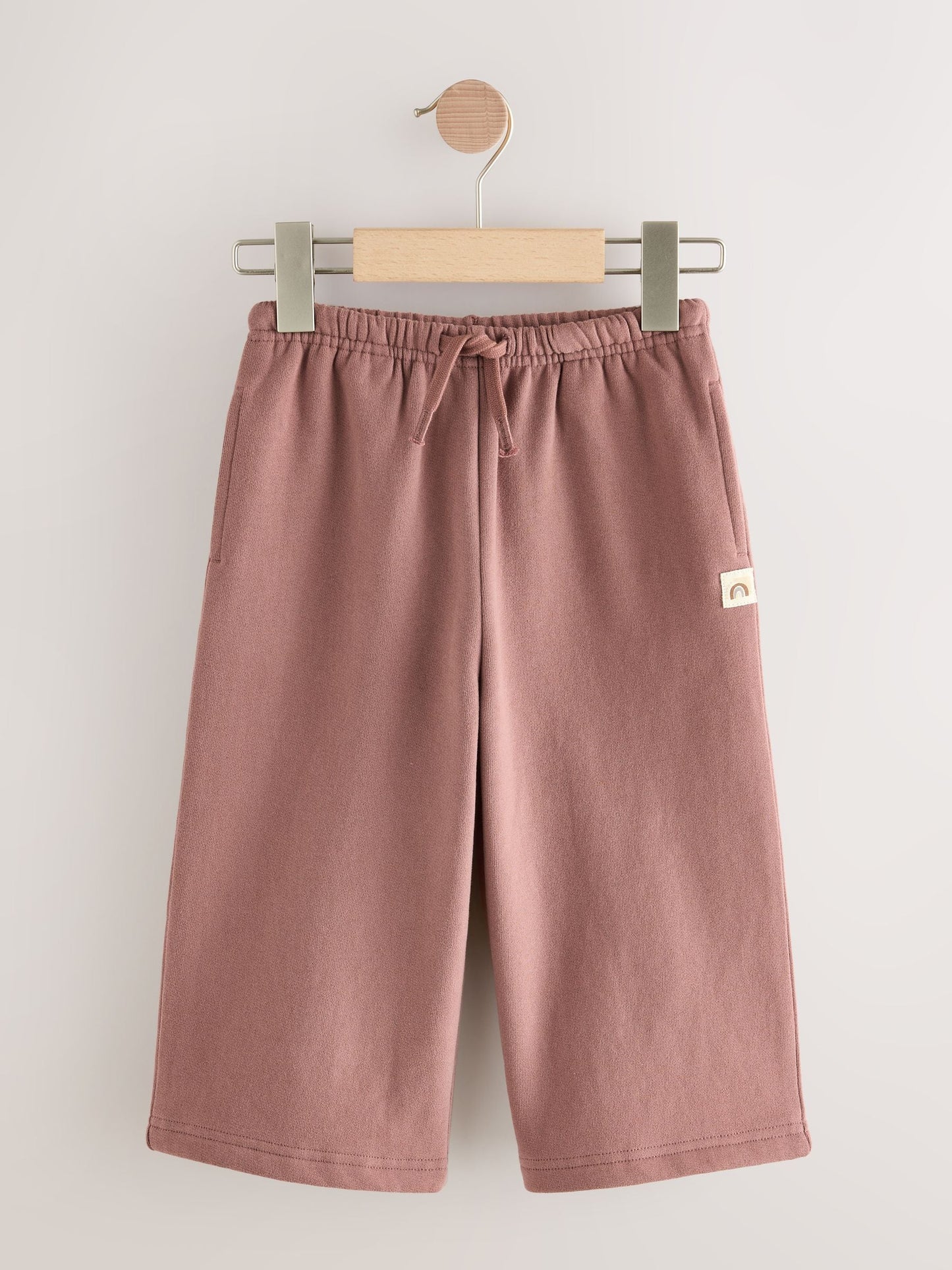 Mocha Brown Wide Leg Sweat Joggers (3mths-7yrs) image 4