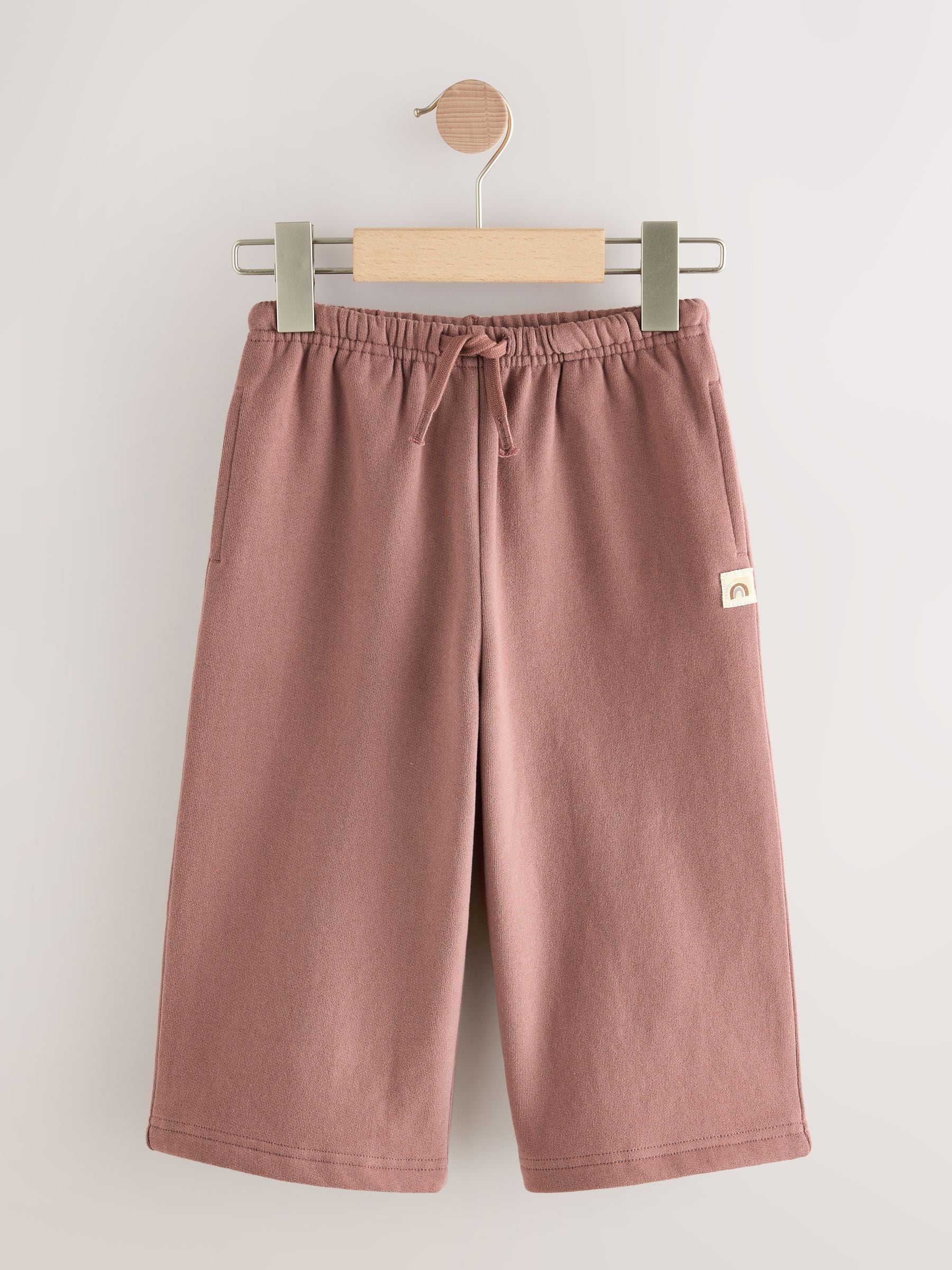 Mocha Brown Wide Leg Sweat Joggers (3mths-7yrs) image 4