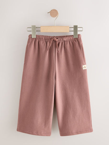 Mocha Brown Wide Leg Sweat Joggers (3mths-7yrs) image 4