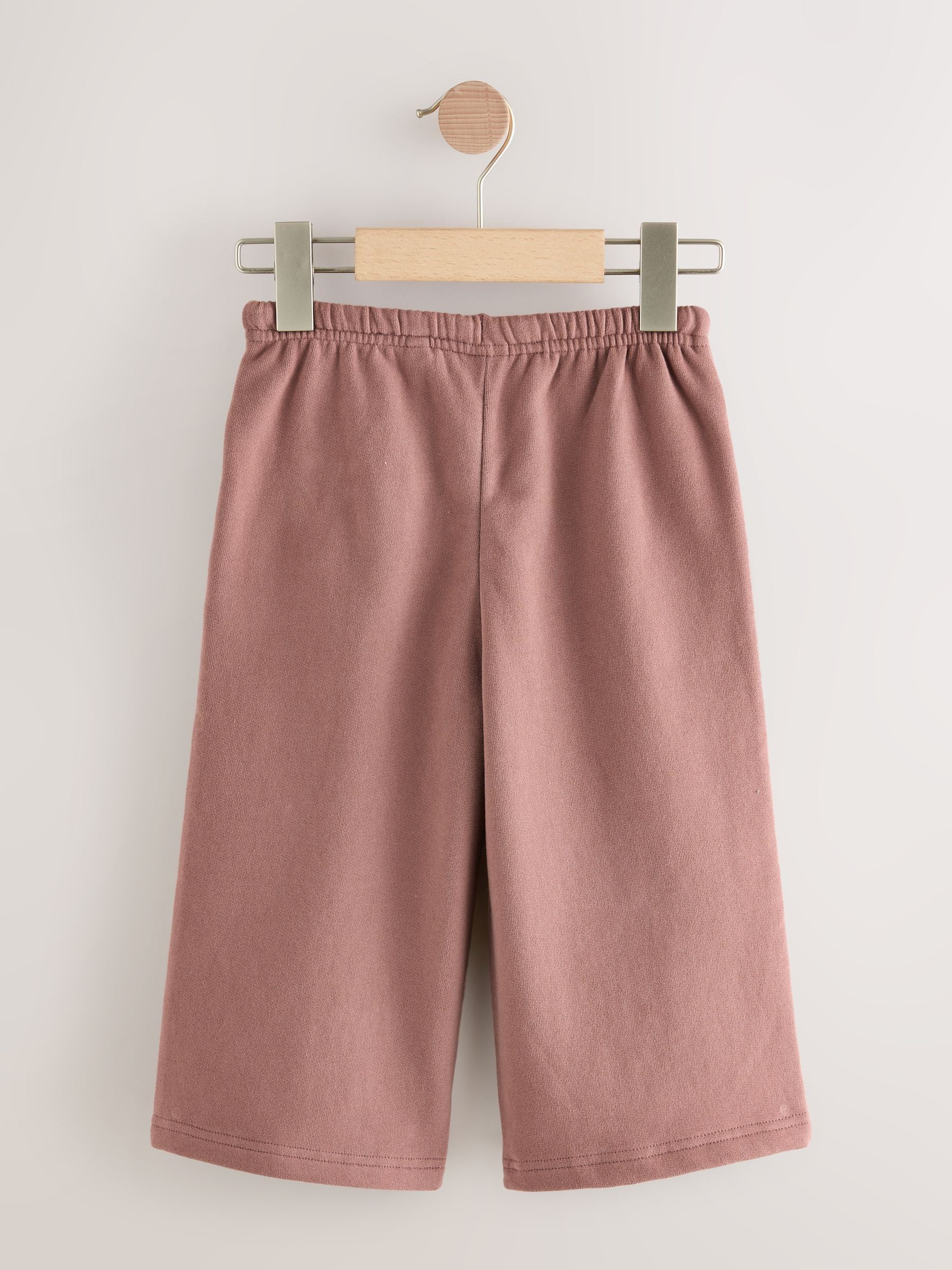 Mocha Brown Wide Leg Sweat Joggers (3mths-7yrs) image 5