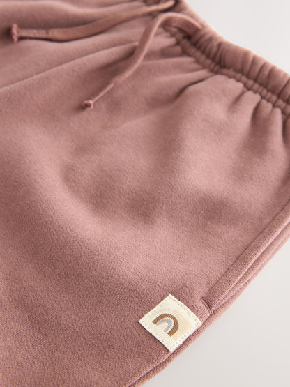 Mocha Brown Wide Leg Sweat Joggers (3mths-7yrs) image 7