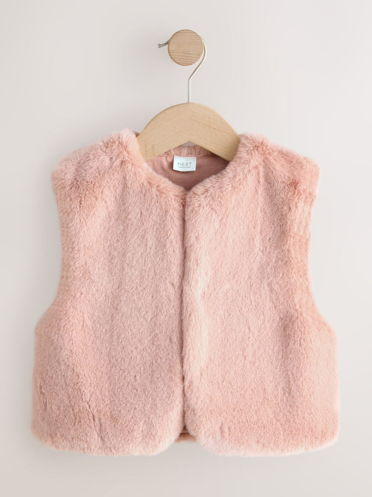 Dsiney Kidz - Pink Faux Fur Gilet (3mths-7yrs) image 5