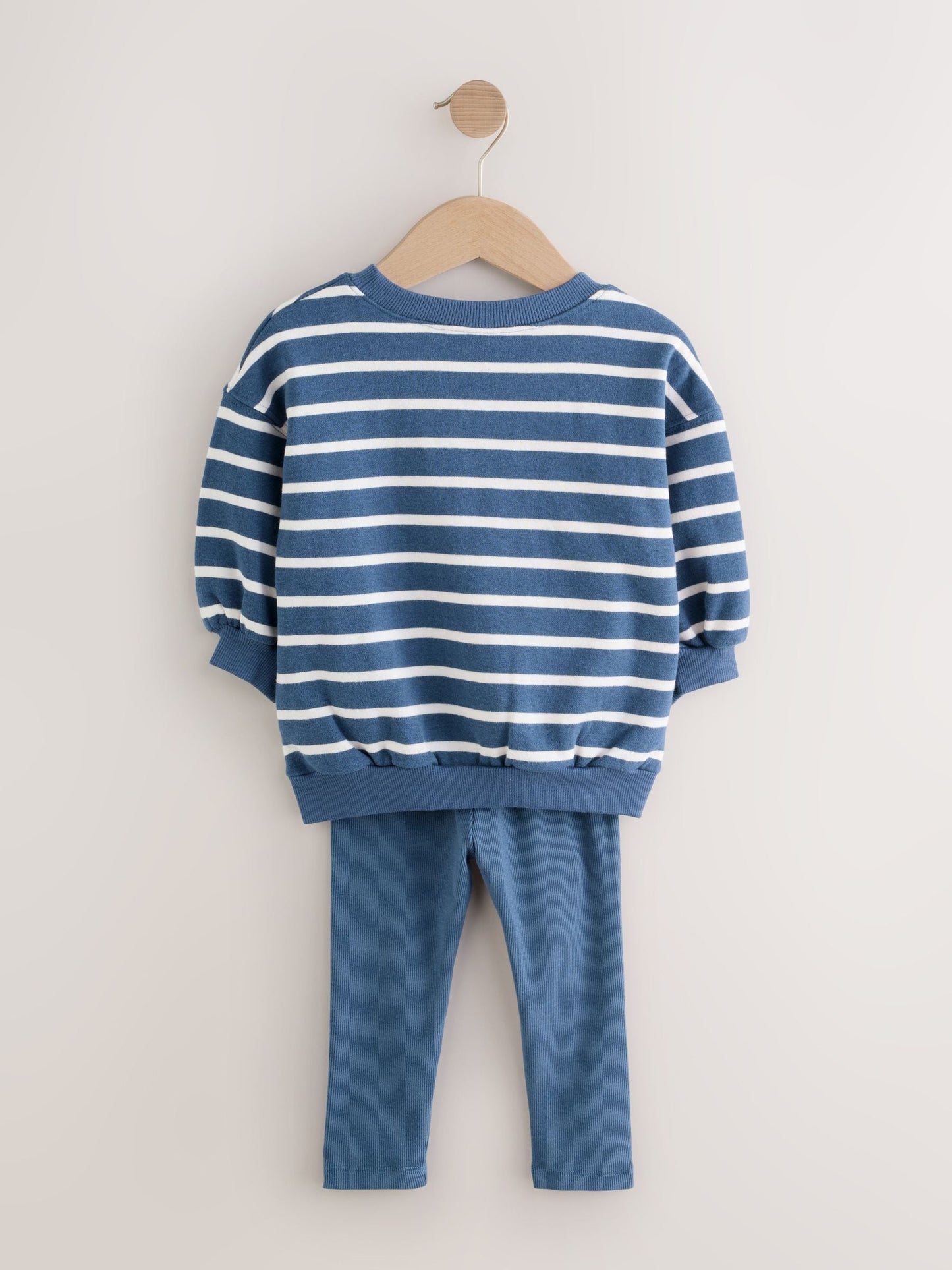 Navy Stripe Characters Sweatshirt and Leggings Set (3mths-7yrs) image 4