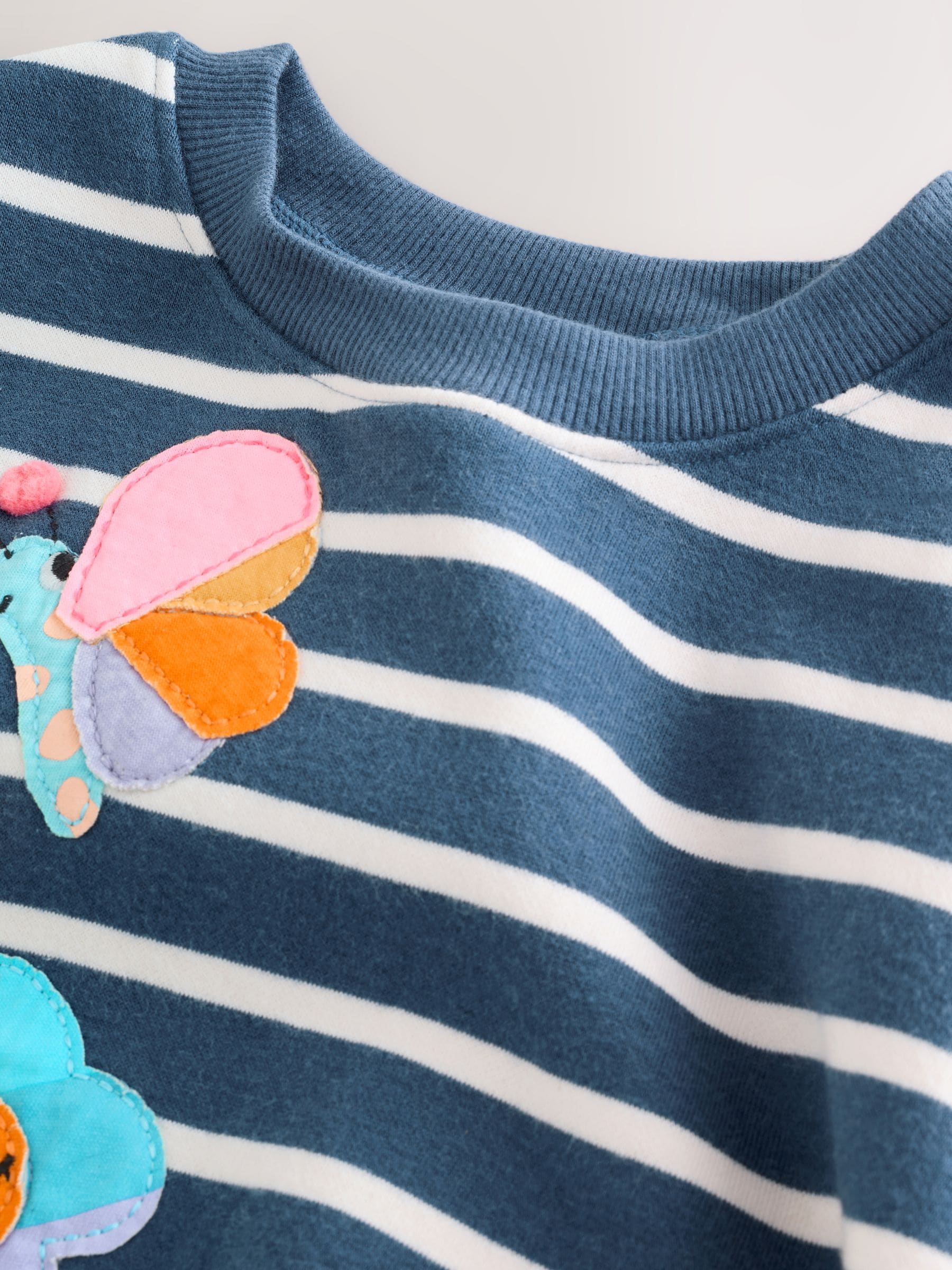 Navy Stripe Characters Sweatshirt and Leggings Set (3mths-7yrs) image 6